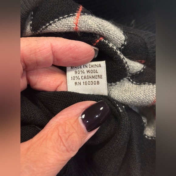 Peter Millar Argyle Men's Sweater XL Pullover V-neck Wool & Cashmere Luxe - Picture 3 of 5